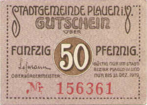 Germany, 50 Pfennig, P26.2f