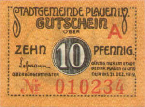 Germany, 10 Pfennig, P26.3d?