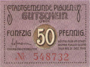 Germany, 50 Pfennig, P26.3e