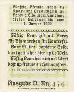 Germany, 50 Pfennig, 1047.4