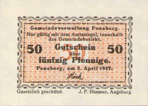 Germany, 50 Pfennig, P14.3c