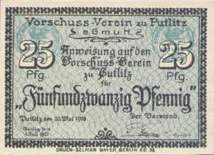 Germany, 25 Pfennig, 5815.10.25?