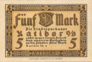 Germany, 5 Mark, 1100.1c