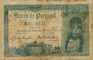 Portugal, 1,000 Real, P106