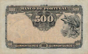 Portugal, 500 Real, P105a Sign.1