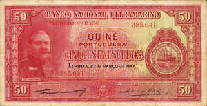 Portuguese Guinea, 50 Escudo, P34