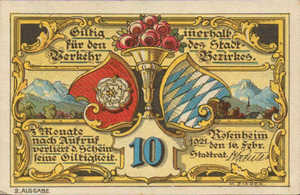 Germany, 10 Pfennig, 1134.2