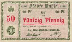 Germany, 50 Pfennig, R57.3b