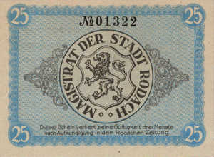Germany, 25 Pfennig, R33.2c