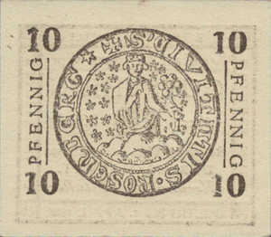 Germany, 10 Pfennig, R43.3a