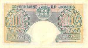 Jamaica, 10 Shilling, P38a