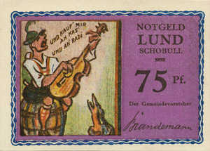 Germany, 75 Pfennig, 844.2b