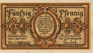 Germany, 50 Pfennig, 1184.3