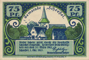 Germany, 75 Pfennig, 1174.2