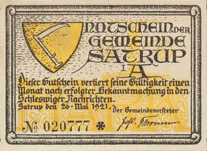 Germany, 1 Mark, 1169.1b