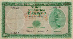 Timor, 1,000 Escudo, P30a Sign.8