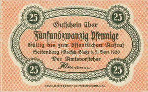Germany, 25 Pfennig, S70.3a