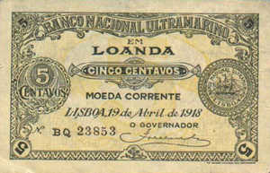 Angola, 5 Centavo, P49