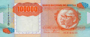 Angola, 100,000 Kwanza Reajustado, P133x