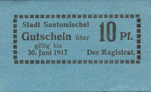 Germany, 10 Pfennig, S15.3b