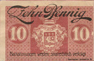 Germany, 10 Pfennig, S5.8x