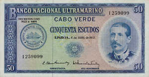 Cape Verde, 50 Escudo, P53a Sign.1