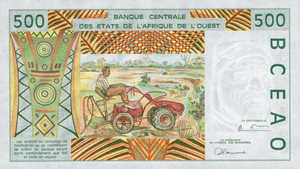 West African States, 500 Franc, P910Sc