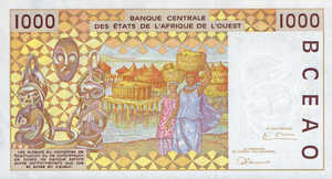 West African States, 1,000 Franc, P911Sa