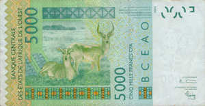 West African States, 5,000 Franc, P917Sb