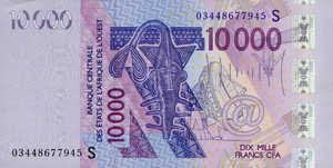 West African States, 10,000 Franc, P918Sa