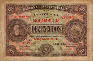 Mozambique, 10 Escudo, P69a