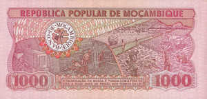 Mozambique, 1,000 Meticais, P128r