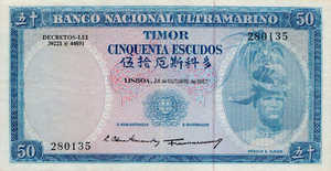 Timor, 50 Escudo, P27a Sign.6