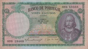 Portugal, 20 Escudo, P153a Sign.4