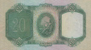 Portugal, 20 Escudo, P153a Sign.7