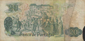 Portugal, 20 Escudo, P173 Sign.6