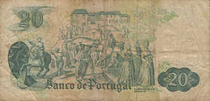 Portugal, 20 Escudo, P173 Sign.5