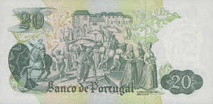 Portugal, 20 Escudo, P173 Sign.4