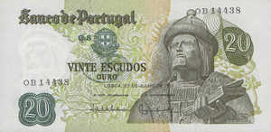 Portugal, 20 Escudo, P173 Sign.3