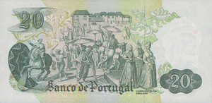 Portugal, 20 Escudo, P173 Sign.2