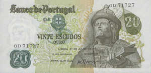 Portugal, 20 Escudo, P173 Sign.2