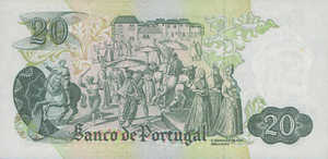 Portugal, 20 Escudo, P173 Sign.1