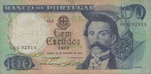 Portugal, 100 Escudo, P169a Sign.4