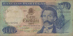 Portugal, 100 Escudo, P169a Sign.6