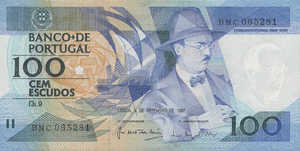 Portugal, 100 Escudo, P179d Sign.2