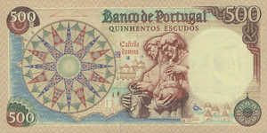 Portugal, 500 Escudo, P170a Sign.2