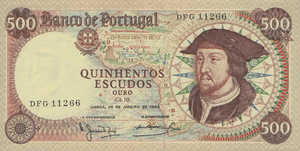 Portugal, 500 Escudo, P170a Sign.2