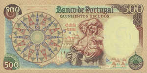 Portugal, 500 Escudo, P170b Sign.2