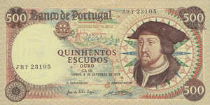 Portugal, 500 Escudo, P170b Sign.2