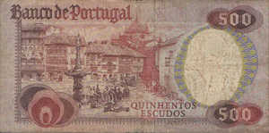 Portugal, 500 Escudo, P177a Sign.3